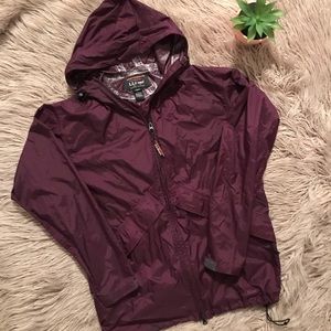 LL Bean rain coat